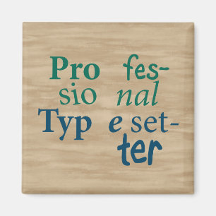 Íman Ímã profissional do Typesetter