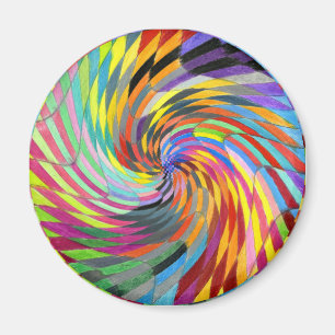 Íman Ímã psicadélico Checkered da mandala do redemoi
