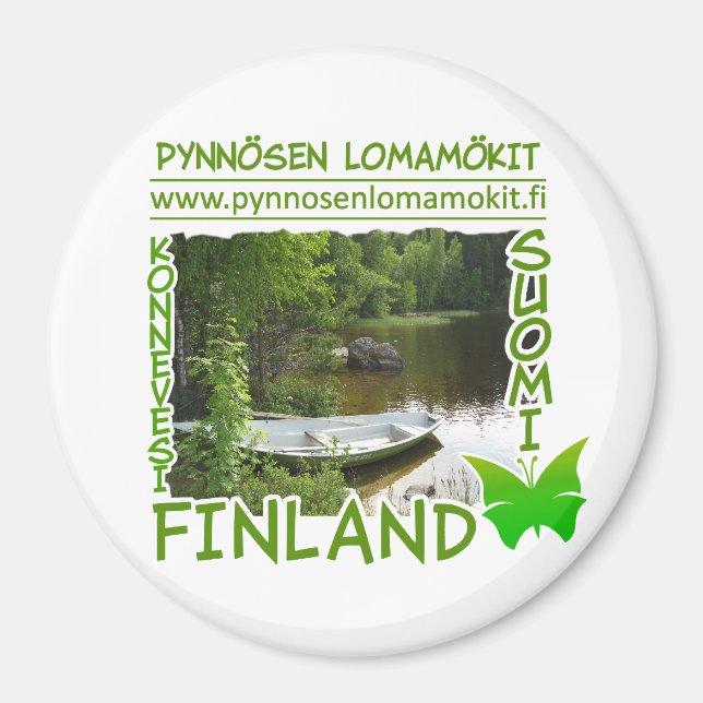 Íman ímã Pynnösen Lomamökit (Frente)