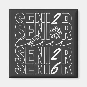 Íman Ímã Quadrado Cheer Senior 2026