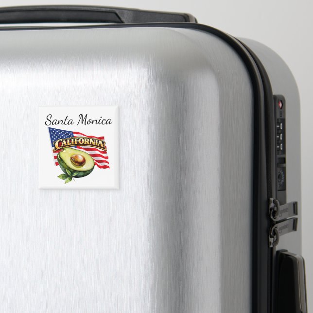 Íman Ímã Quadrado da Califórnia (In Situ (Luggage))