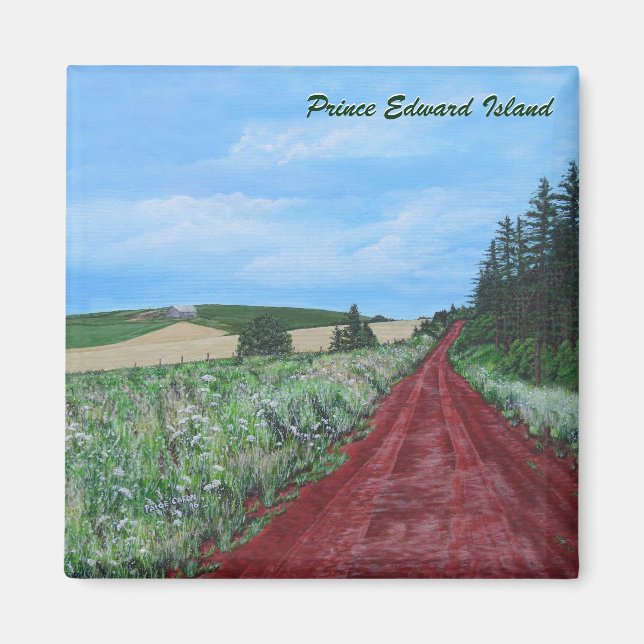 Íman Ímã quadrado da estrada secundária (Frente)