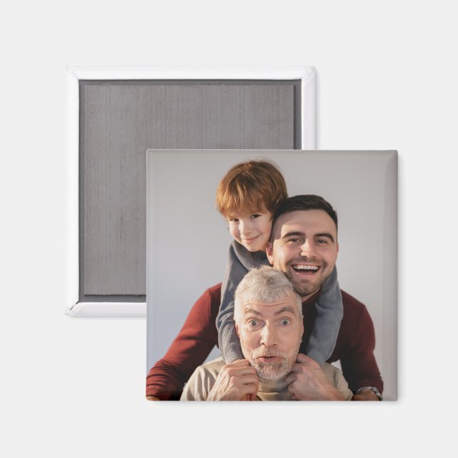 Íman Ímã Quadrado de 2 Polegadas com Foto Personalizada (Front/Back)