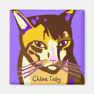 Íman Ímã quadrado de Chloe Toby