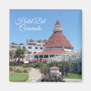Íman Ímã quadrado de Del Coronado do hotel