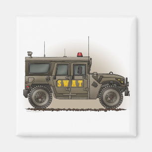 Íman Ímã quadrado de Hummer da equipa SWAT