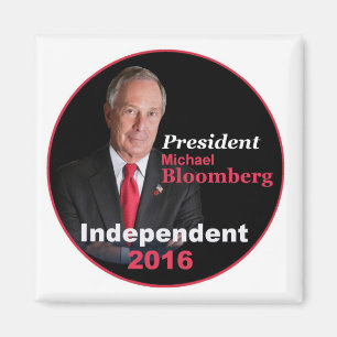 Íman Ímã quadrado de Michael Bloomberg 2016