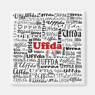 Íman Ímã quadrado de Uffda