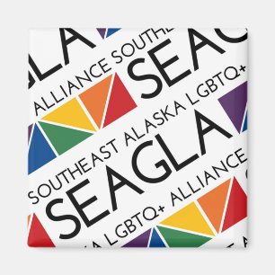 Íman Ímã quadrado do logotipo de SEAGLA