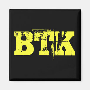 ÍMAN ÍMÃ QUADRADO DO SELO BTK