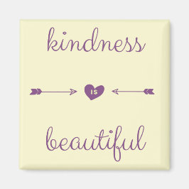 Íman Ímã Quadrado Gentileza é Bonito