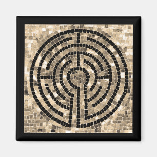 Íman Ímã Quadrado LABYRINTH V - Preto