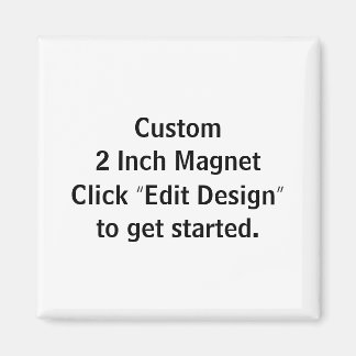 Íman Ímã Quadrado Personalizado de 2 Polegadas