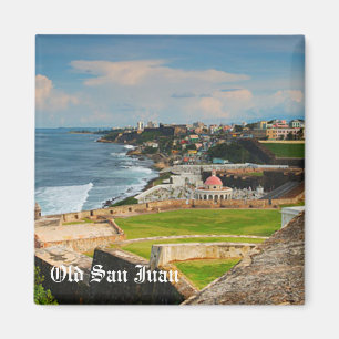 Íman Ímã quadrado velho de San Juan