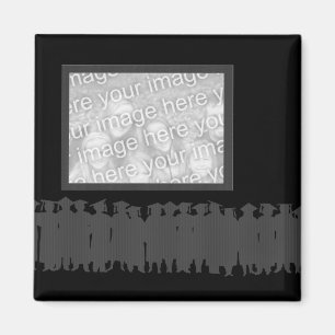 Íman Ímã quadro preto da graduação da foto