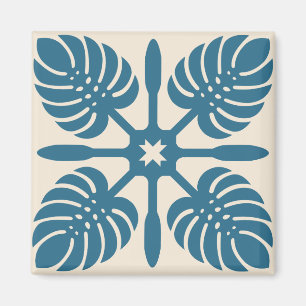 Íman ímã QUILT HAWAIIAN- Monstera