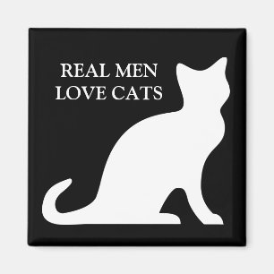 Íman Ímã real dos gatos do amor dos homens