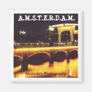 Íman Ímã redondo - AMSTERDÃO
