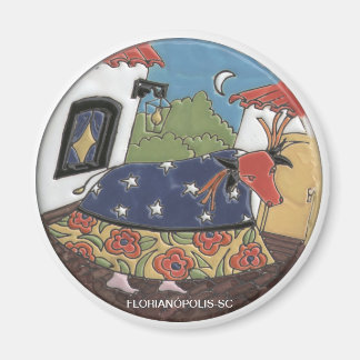 Íman Imã redondo Boi de Mamão