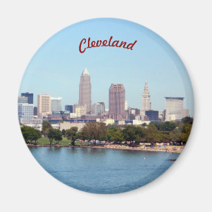 Íman Ímã redondo de Cleveland, Ohio