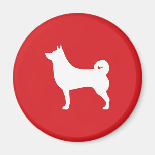 Íman Ímã redondo de Shiba Inu
