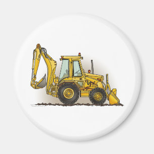 Íman Ímã redondo do Backhoe