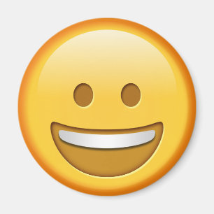 Íman Ímã redondo do emoji engraçado