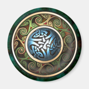 Íman Ímã redondo do nó celta