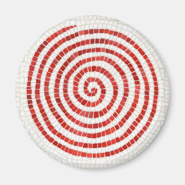 ÍMAN ÍMÃ REDONDO MOSAICO DE RODINHA (Frente)