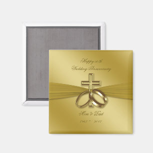 Íman Ímã religioso do aniversário de casamento do ou