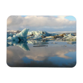 Íman ímã retangular do lago Jokulsarlon iceberg