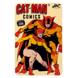 Íman Ímã Retro das Histórias em Quadrinhos do GATO-HOME