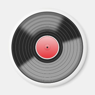 Íman Ímã Retro Disco de Vinil L.P.