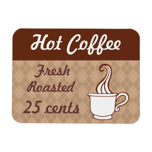 Íman Ímã retro do café