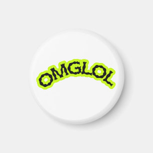 Íman Ímã Retro OMGLOL Anos 2000 – Divertido & Alegre