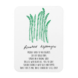 Íman Ímã Roasted da receita do aspargo