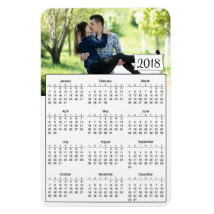 Íman Ímã romântico personalizado 2018 calendários d