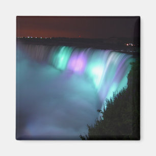 Íman Ímã roxo do Aqua da noite de Niagara Falls Canad