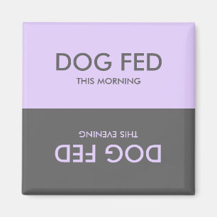 Íman Ímã roxo do lembrete do animal de estimação do