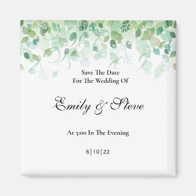 Íman Imã salve a data (Frente)