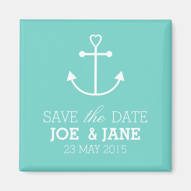 Íman Imã salve a data de âncora (Frente)