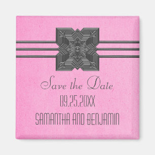 Íman Imã salve a data de Borda Rosa Medallion