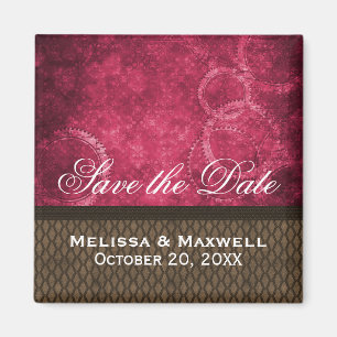 Íman Imã salve a data de engrenagens metálicas, rosa