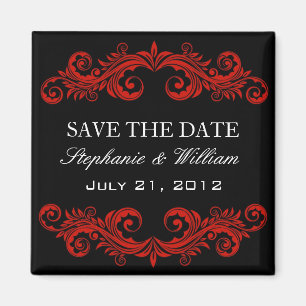 Íman Imã salve a data de espiral preto e vermelho