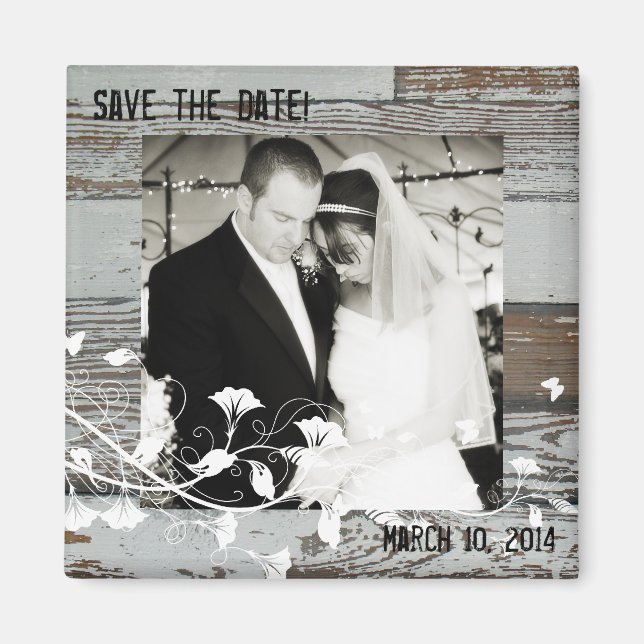 Íman Imã salve a data de Fotografias da Madeira Antiga (Frente)