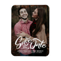 Imã salve a data de Fotografias de Script Brancos