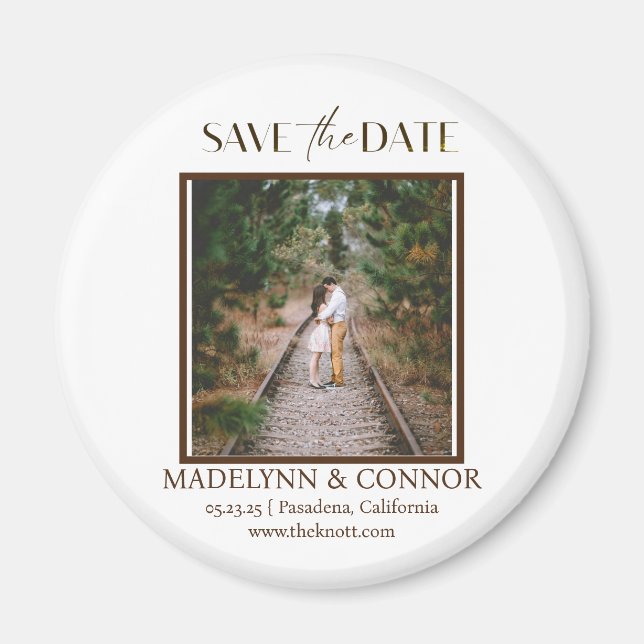 Íman Imã salve a data de Fotografias de Script Suave (Frente)