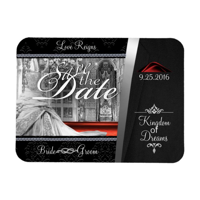 Íman Imã salve a data do Black Tie Diamond (Horizontal)