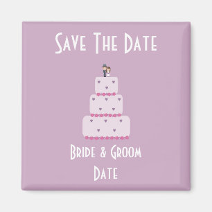 Íman Imã salve a data do bolo de casamento