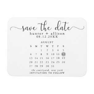 Íman Imã salve a data do calendário